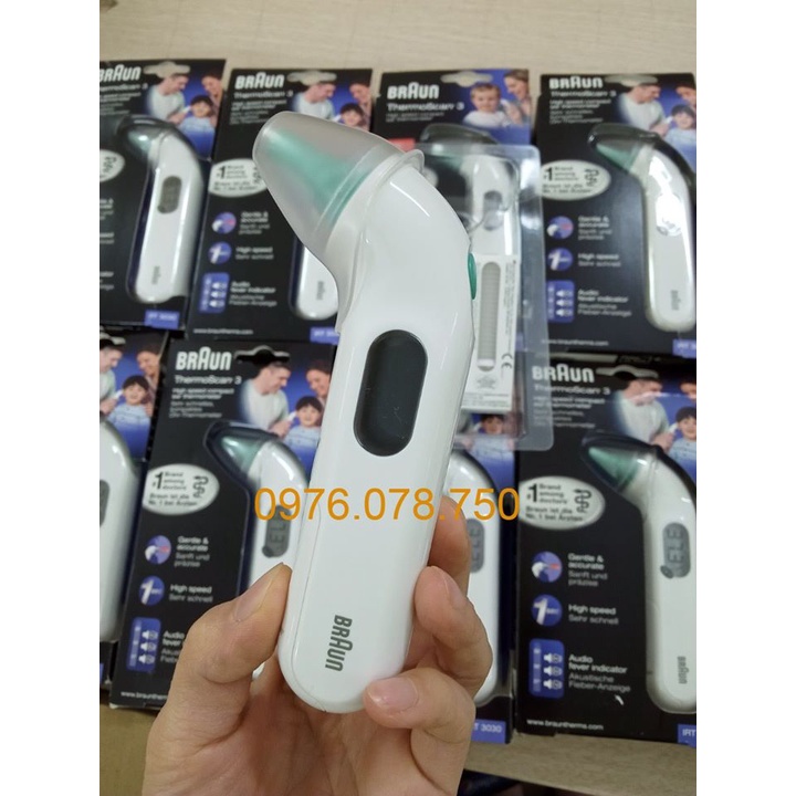 Nhiệt kế đo tai Braun Đức