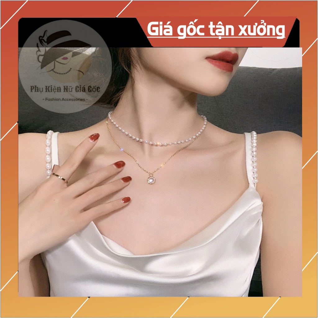 Vòng Cổ Nhiều Tầng/ Dây Chuyền Nhiều Tầng/ Layer Nữ Xinh Xắn Và Quyến Rũ