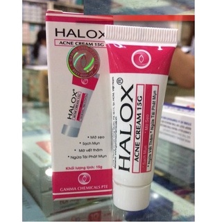Kem Bôi Mụn Halox liền sẹo ngừa thâm 15g