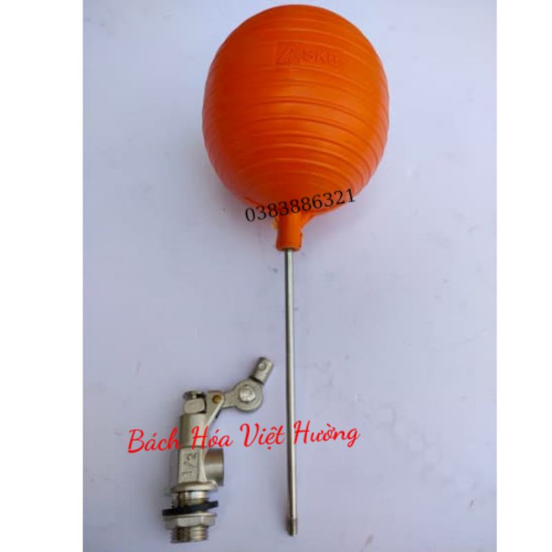 [FREESHIP] Van phao cơ inox ren ngoài phi 21,27mm chống tràn dùng cho bồn nước, phao bồn nước, phao tự động ngắt nước