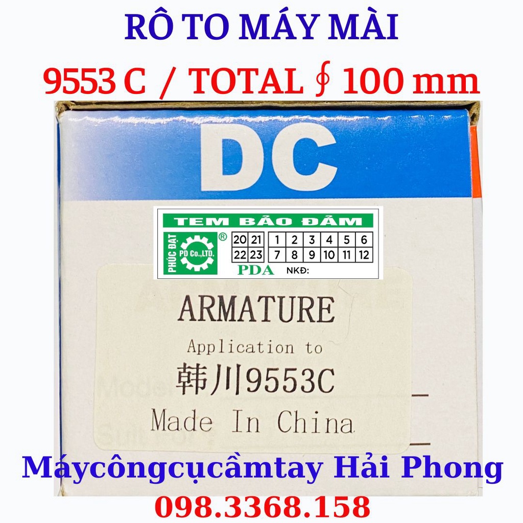 RÔ TO máy mài TOTAL Ф100 ~ GEOX Ф100 ... § Mod. 9553 C Ф32 mm