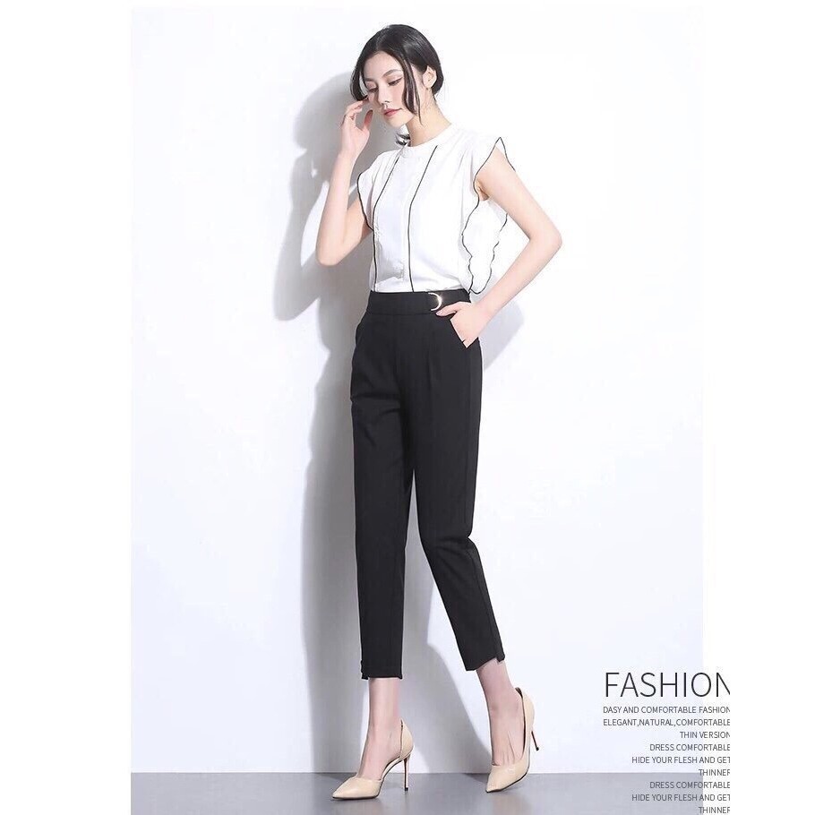 Quần baggy gấu lệch khuyên giọt lệ mẫu mới | BigBuy360 - bigbuy360.vn