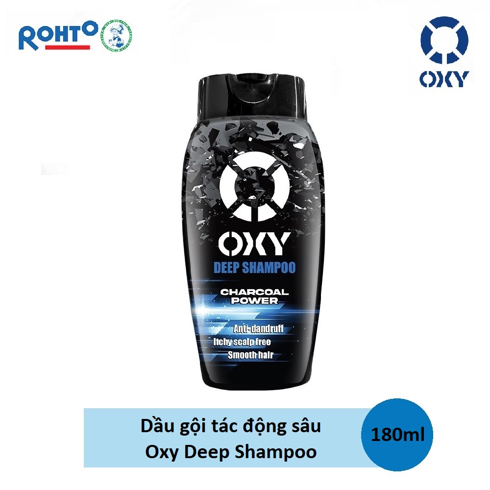 Dầu gội tác động sâu cho nam giới Oxy Deep Shampoo 180ml