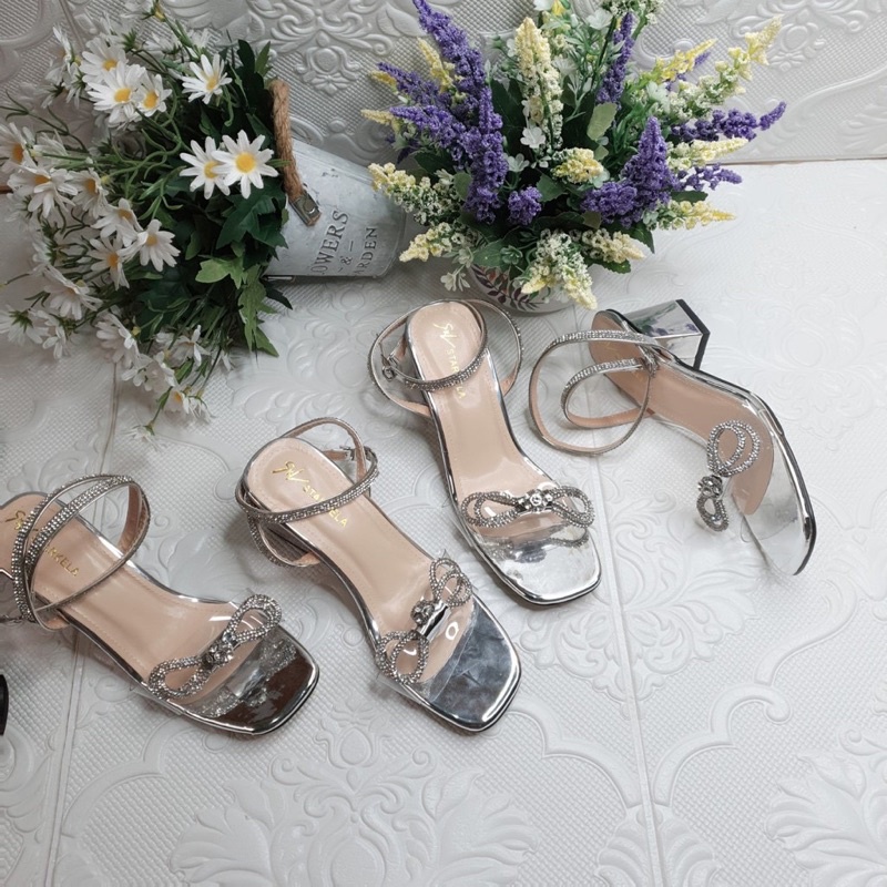 Sandal nữ gót trụ 5 phân mã LC04