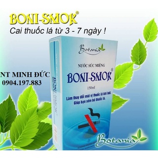 [CHÍNH HÃNG] Nước súc miệng cai thuốc lá Boni-Smok Boni Smoke Boni Smok 150ml 250ml thumbnail