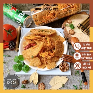 2HŨ CƠM CHÁY CHIÊN MỠ HÀNH MẮM LẮC KHÔ GÀ (1kg)