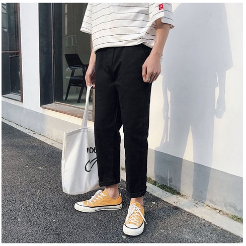 Quần Kaki Baggy  Cạp Chun Nam Nữ Unisex cao cấp