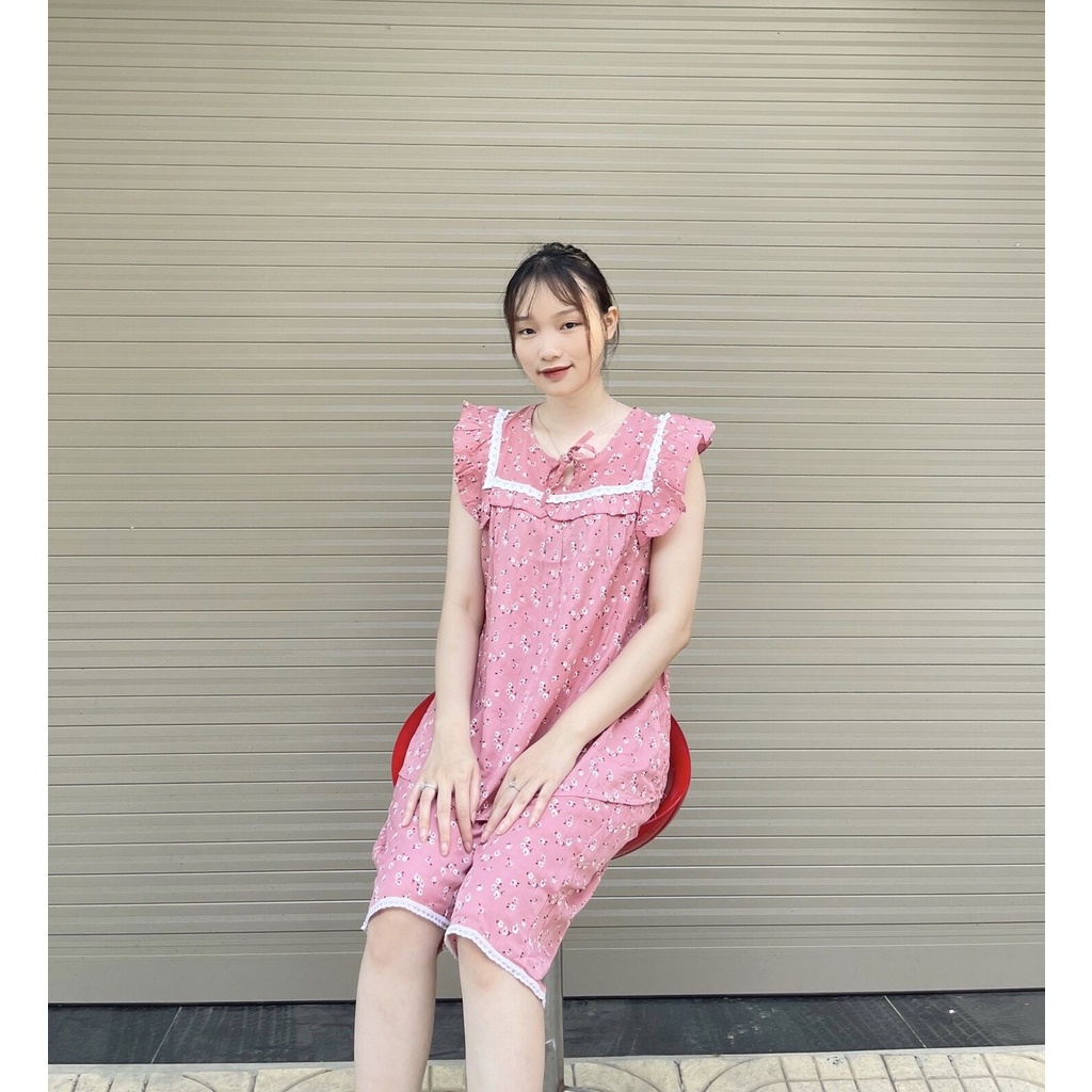 Bộ ngố bầu chất đũi mặc siêu mát (freesize)