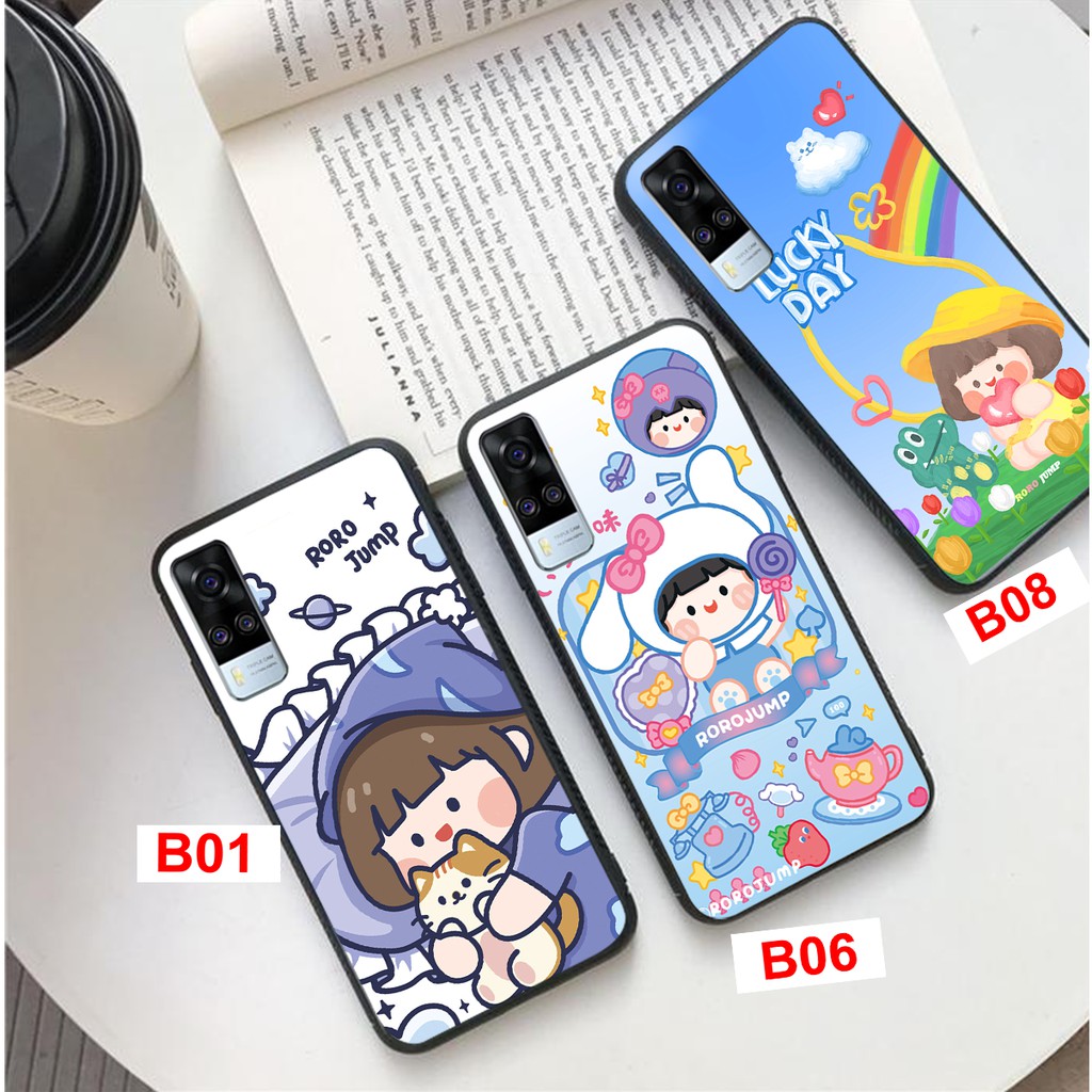 ỐP LƯNG VIVO Y51 2020 MỚI NHẤT CÔ GÁI JUMP RORO ĐẸP/HOT
