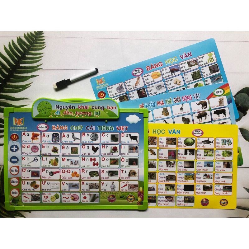 Bảng Học Chữ Cái Điện Tử Thông Minh Với 9 Chủ Đề, Bảng Học Chữ Cái Đa Năng Dành Cho Bé