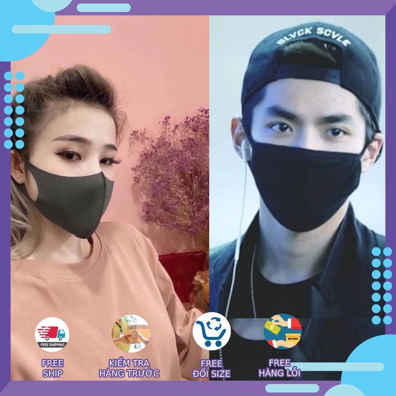 Khẩu Trang Vải Su 3D, Công Nghệ Nhật Bản, Chống Bụi Mịn & Vi Khẩu, Bảo Vệ Sức Khỏe Bạn & Gia Đình