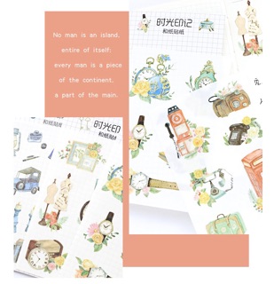 Hình dán sticker retro 1 tấm