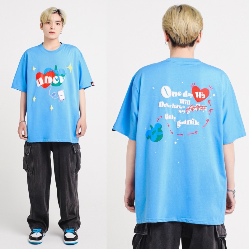 Áo Thun Uncover Love Phone Màu Xanh | BigBuy360 - bigbuy360.vn