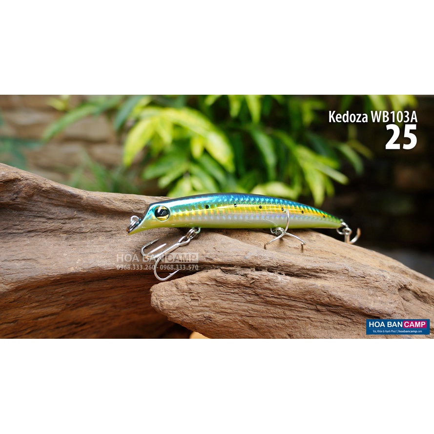 Mồi Lure Megabarra Kedoza WB103A | 15.3g - 120mm