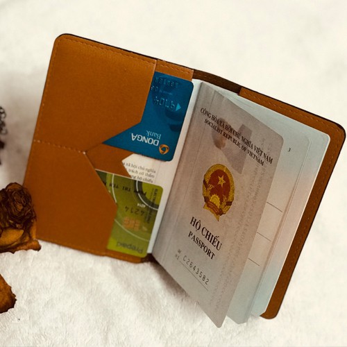 Bao da passport/hộ chiếu cao cấp in hình hoa văn Ai Cập - mã LU_PP_232
