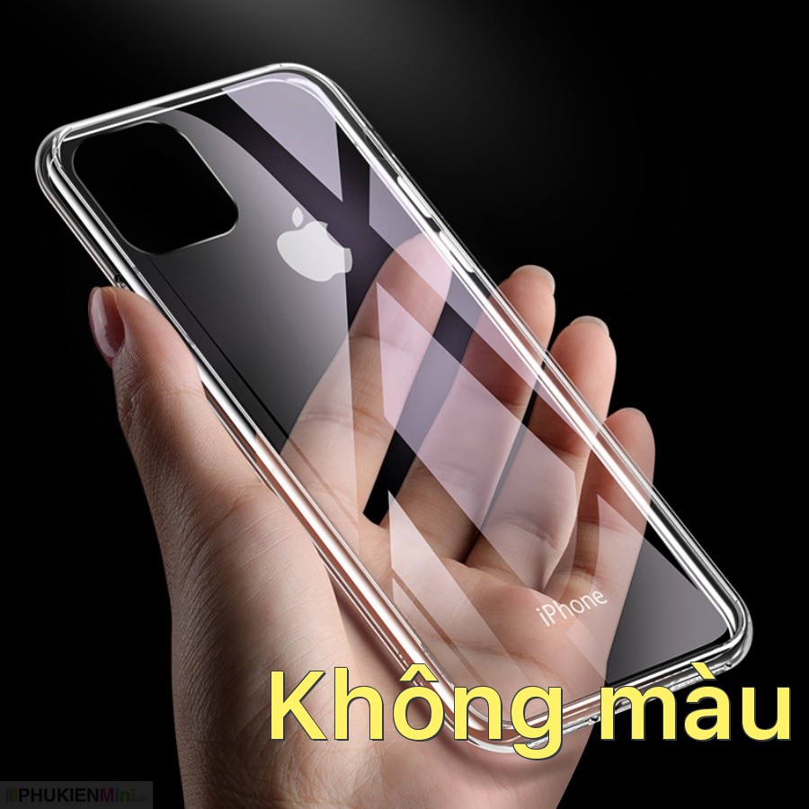 Ốp lưng Cafele trong suốt toàn bộ, lưng kính cường lực không ố vàng, viền máy dẻo cho iPhone 11 Pro 5.8in