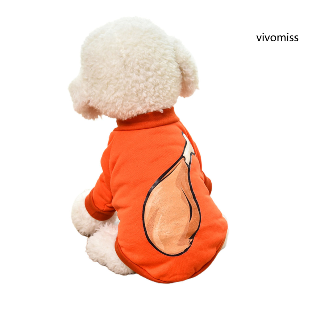 Áo Len Giữ Ấm Cho Thú Cưng Họa Tiết Hoạt Hình