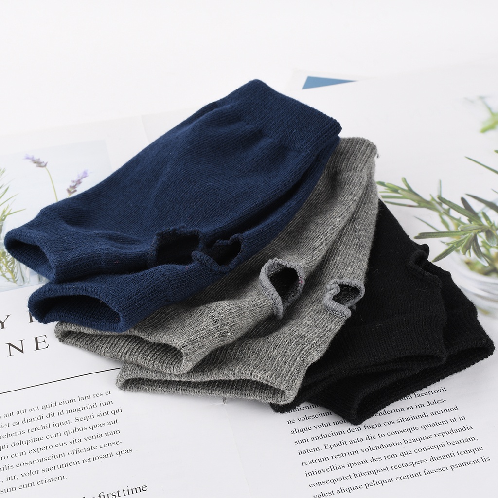 Đôi Găng Tay Len Hở Ngón Ấm Áp Thời Trang Cho Nữ