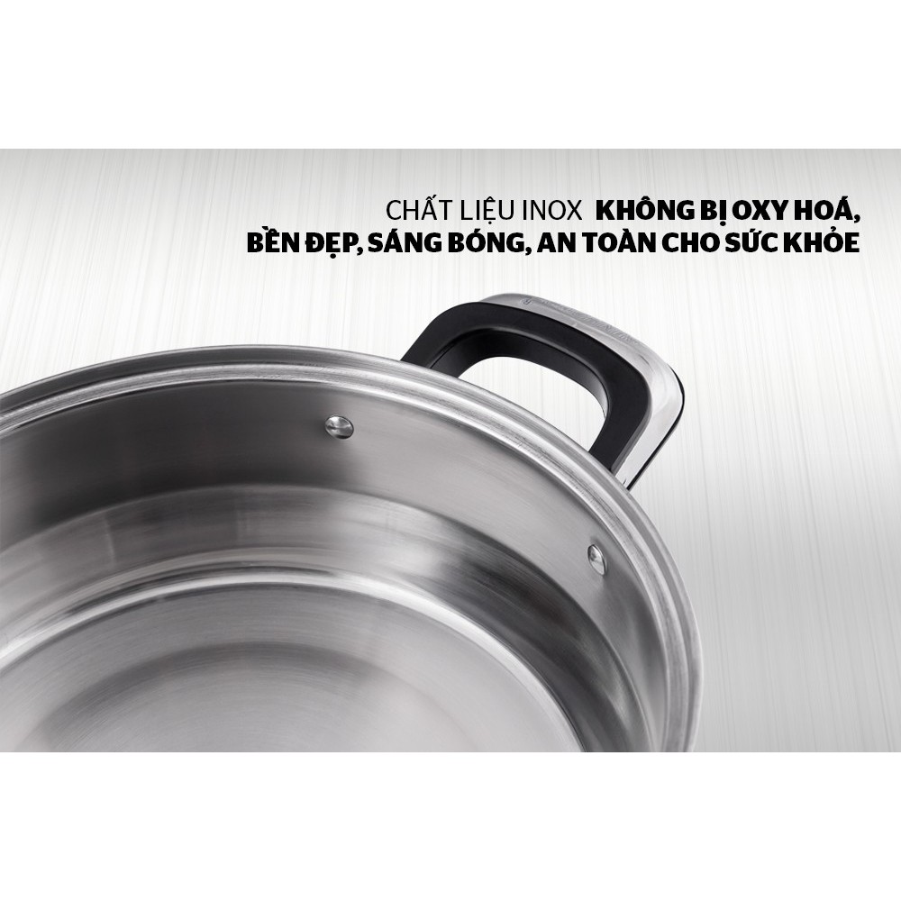 NỒI LẨU INOX 1 ĐÁY SUNHOUSE SHL26 - Nồi lẻ