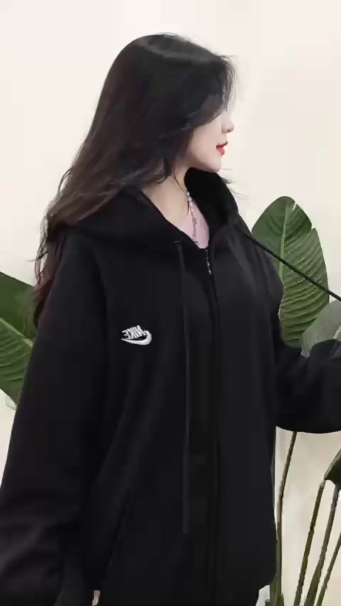 Áo hoodie nike zip nỉ nam nữ mũ 2 lớp cao cấp, Áo hoodie zip form rông Bico.studio | BigBuy360 - bigbuy360.vn