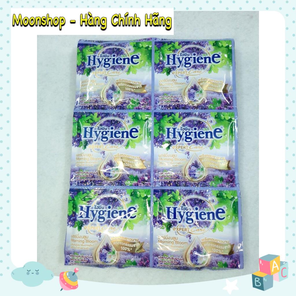 CHÍNH HÃNG - Dây 12 gói Nước xả vải Hygiene Thái Lan siêu đậm đặc, siêu thơm 20ml Moonshop