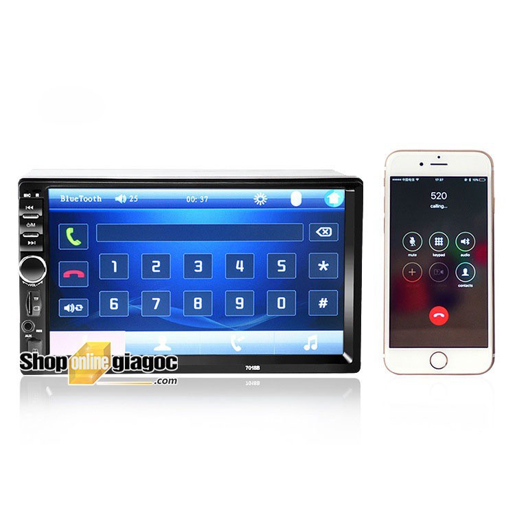 [HN] Đầu Phát Nhạc Mp5 Cảm Ứng 7 Inch HD Bluetooth 7018B | BigBuy360 - bigbuy360.vn