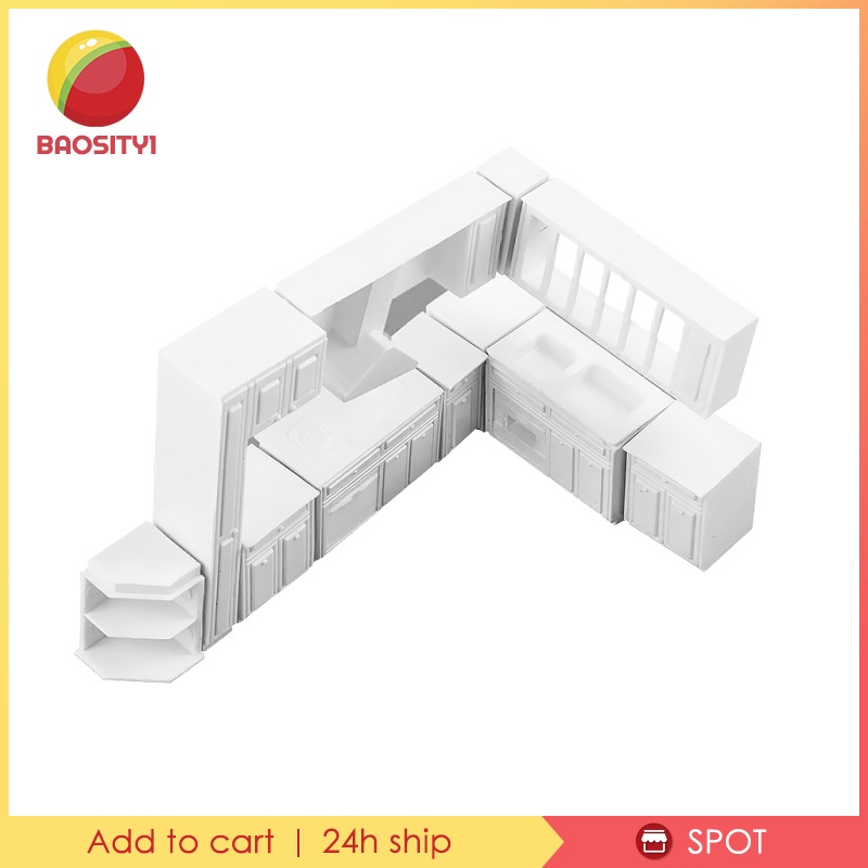 Mô Hình Tủ Bếp Mini Tỉ Lệ 1: 25 Trang Trí Nhà Búp Bê