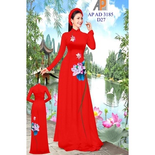 Vải áo dài hoa eo