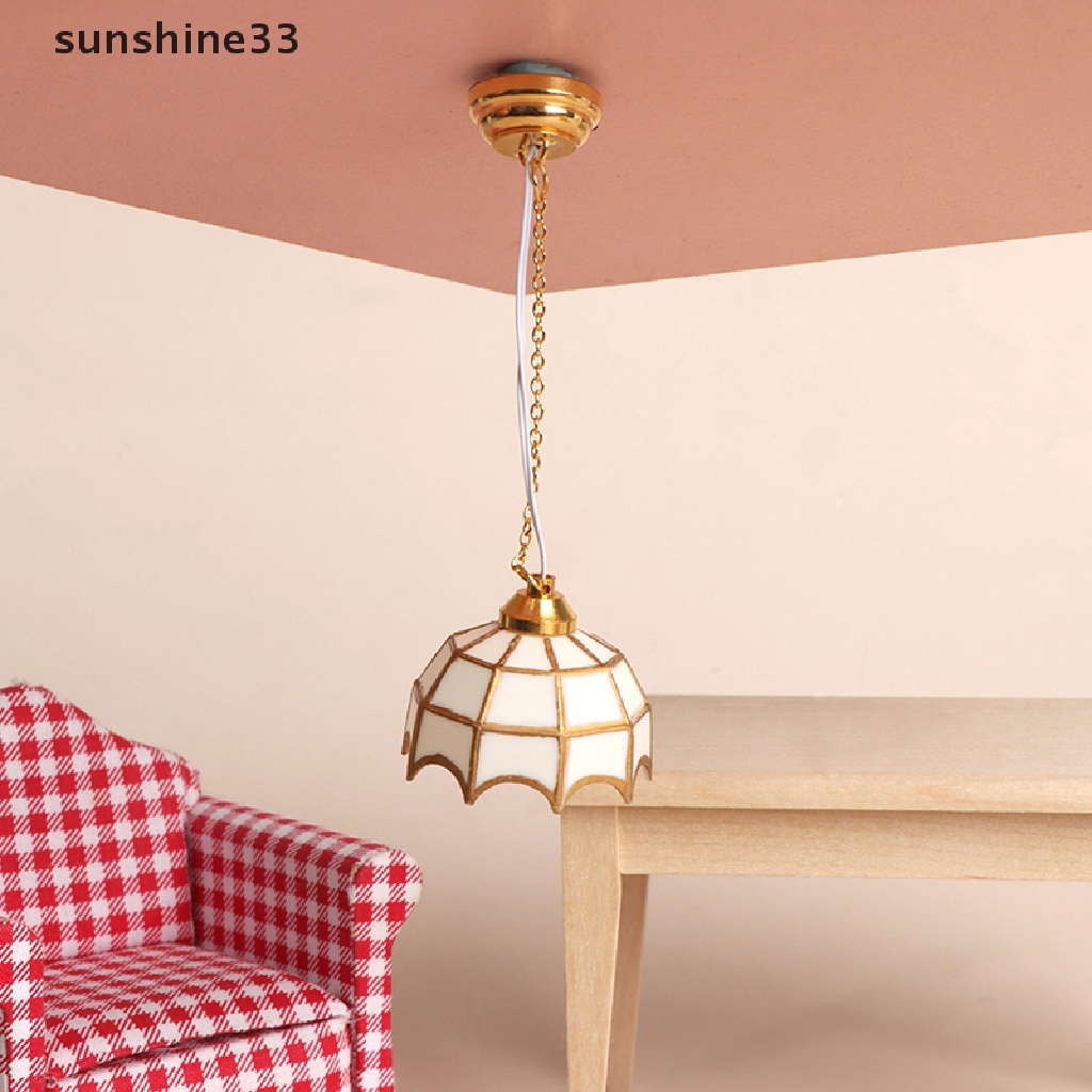 Bộ Đèn Trần Mini Tỉ Lệ 1: 12 Cho Nhà Búp Bê