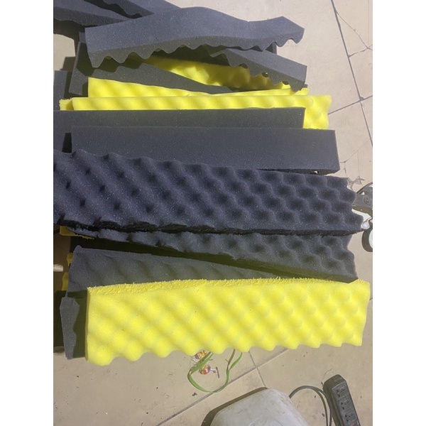 Set 5 Mút tiêu âm hình trứng( hột gà) tiêu âm giảm ồn kích thước 10x50: tiêu âm , nhét thùng loa, chèn hàng