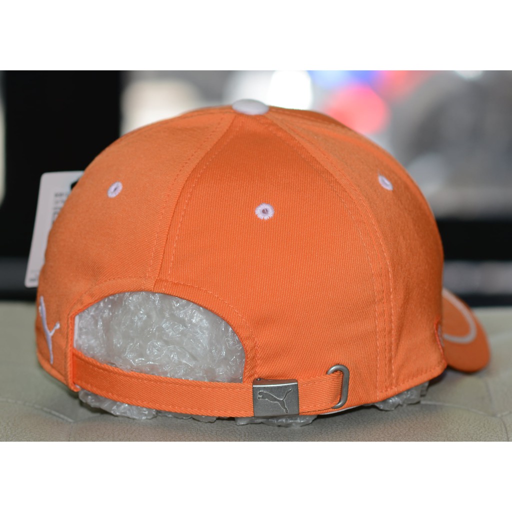 Mũ Nón chính hãng Puma Cat Patch Relaxed Fit Cap Vibrant Orange  { Hình thật }