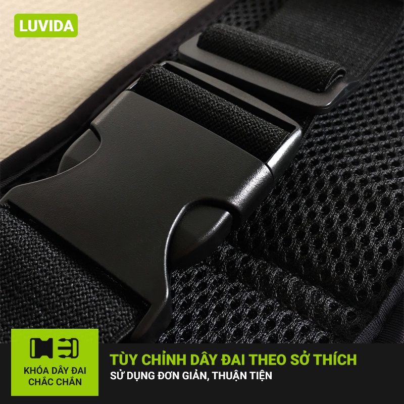 Túi đeo chạy bộ Oudu dành cho cả nam và nữ đựng điện thoại 7,2 inch có Jack cắm tai nghe, phản quang và chống thấm