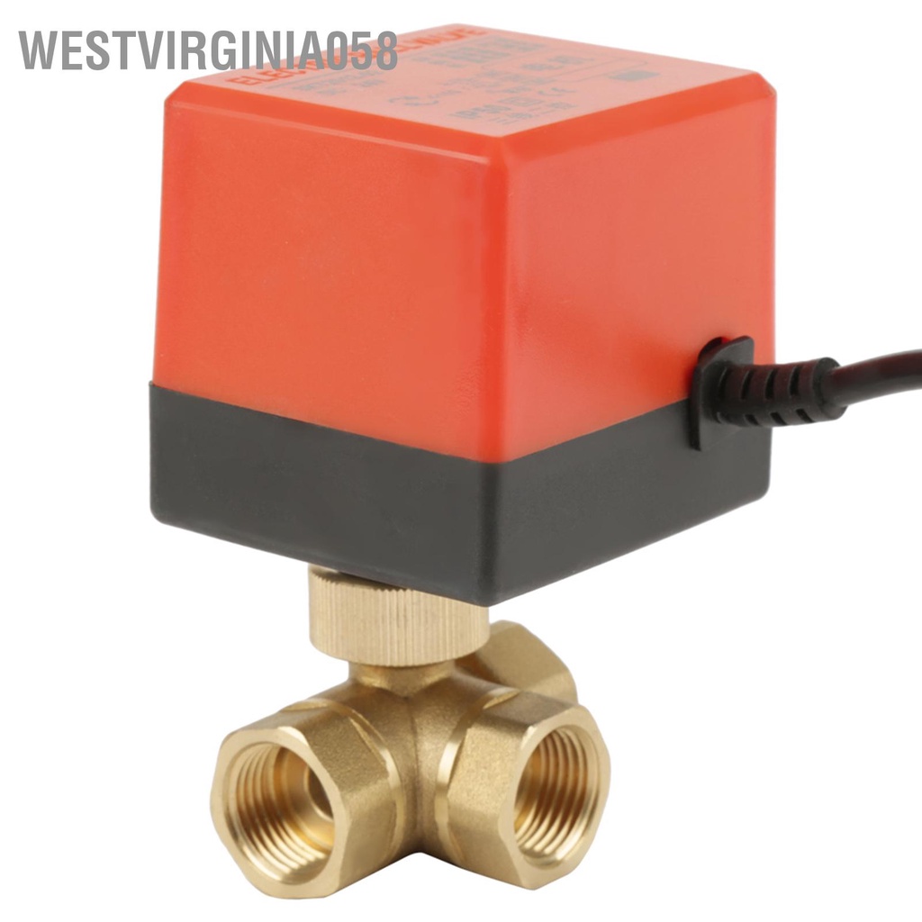 Có thể bán buôn G1 / 2 &quot;DN15 Van điện bi động cơ 3 chiều 220VAC bằng đồng thau để điều khiển dòng chảy Westvirginia058 Hàng giao ngay
