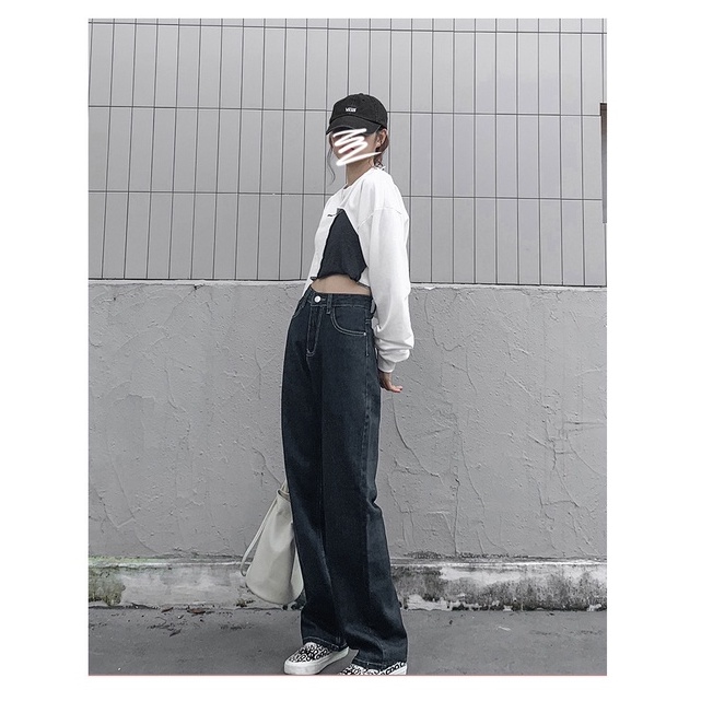 Quần ống rộng bigsize ,quần suông bigsize cạp lưng cao qua rốn 60-85kg KimFashion BGS06