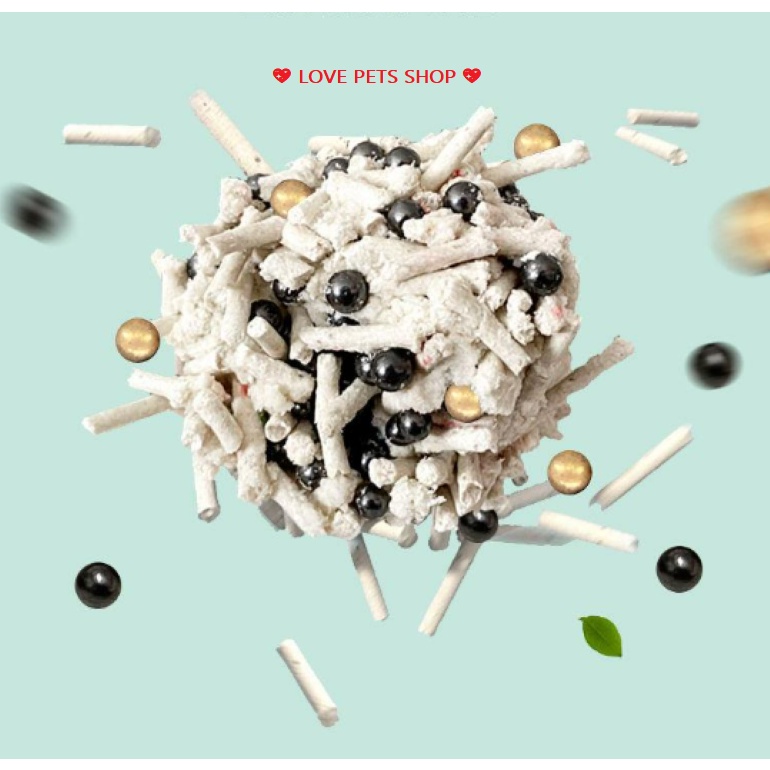 HẠT KHỬ MÙI CÁT MÈO THAN HOẠT TÍNH - LOVE PETS SHOP