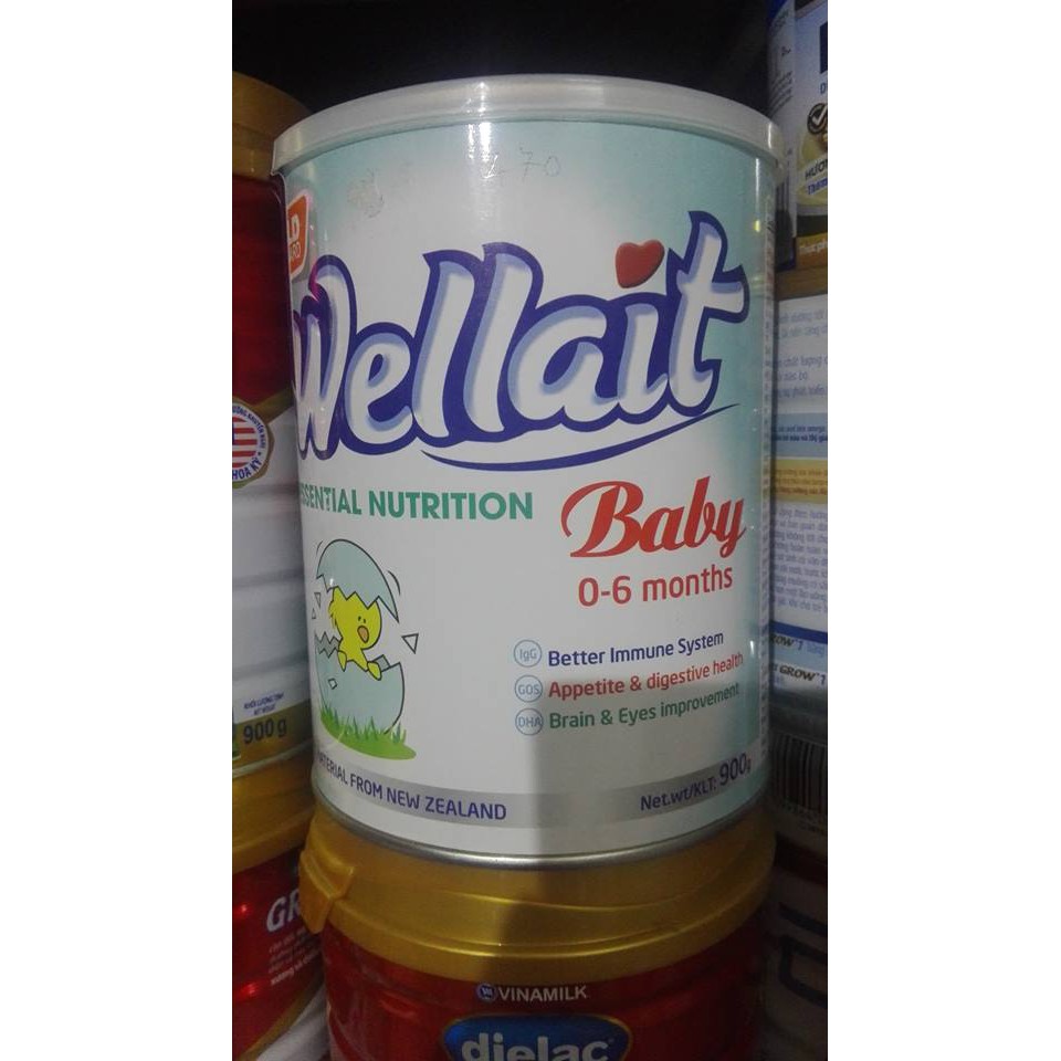 Wellait Baby dùng cho trẻ từ 0- 6 tháng có quà