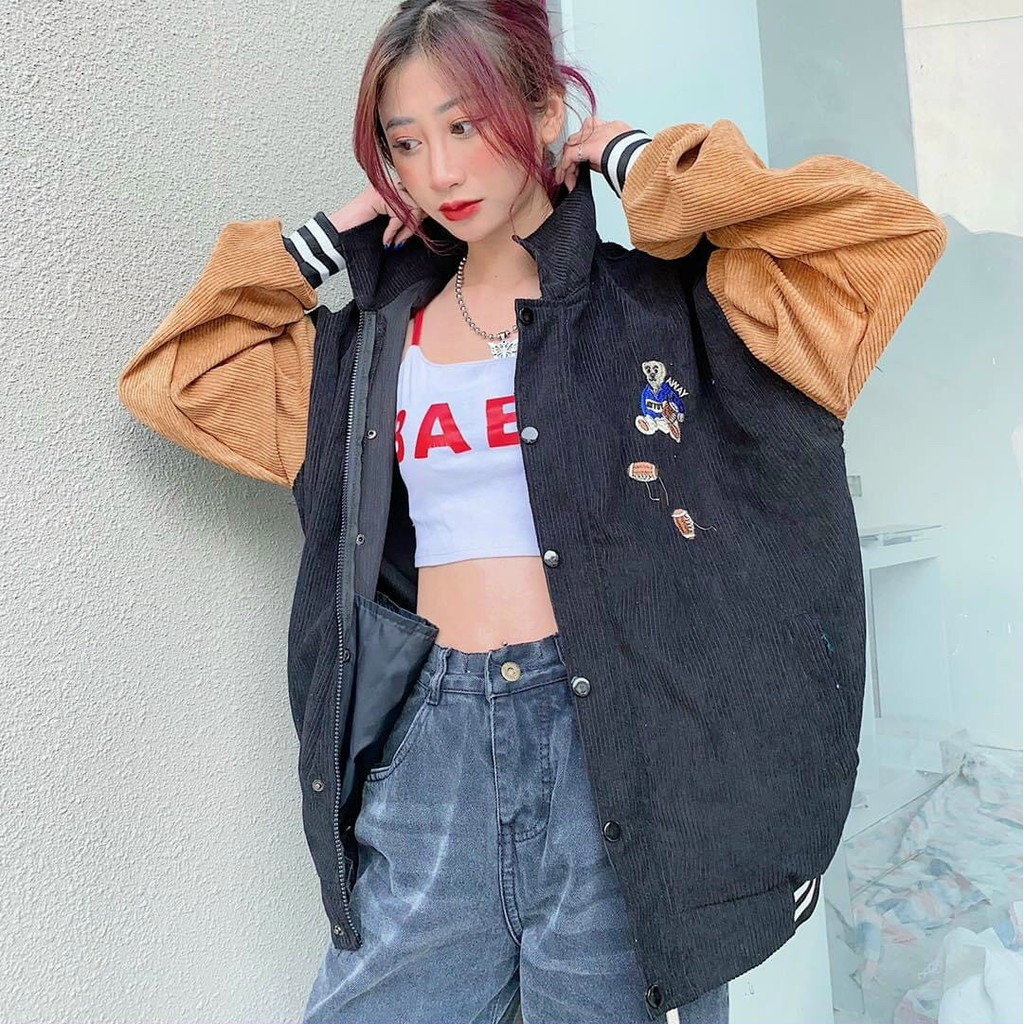 Áo Khoác Bóng Chày Form Rộng Thu Đông NAM NỮ | BigBuy360 - bigbuy360.vn