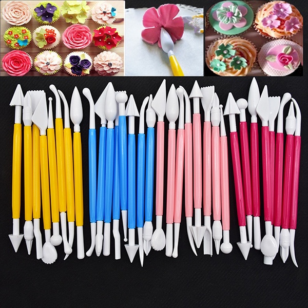 Dụng cụ đất sét 8 món 🚛FREESHIP💰HOÀN XU❤️ Bộ tạo hình đất sét 16 chức năng tiện dụng , Phát Huy Hoàng