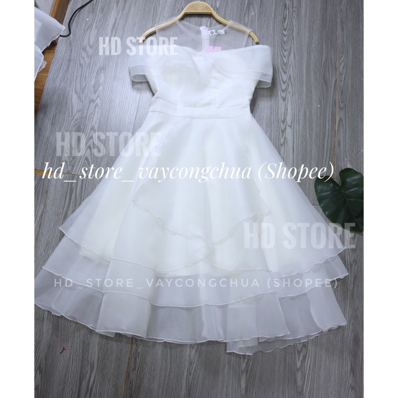 [ẢNH THẬT] V218 VÁY ĐẦM TRẮNG XOÈ DỰ TIỆC, DẠ HỘI KỶ YẾU PROM, VÁY TẦNG CÔNG CHÚA TIỂU THƯ, ĐẦM THIẾT KẾ DỰ TIỆC CƯỚI | BigBuy360 - bigbuy360.vn