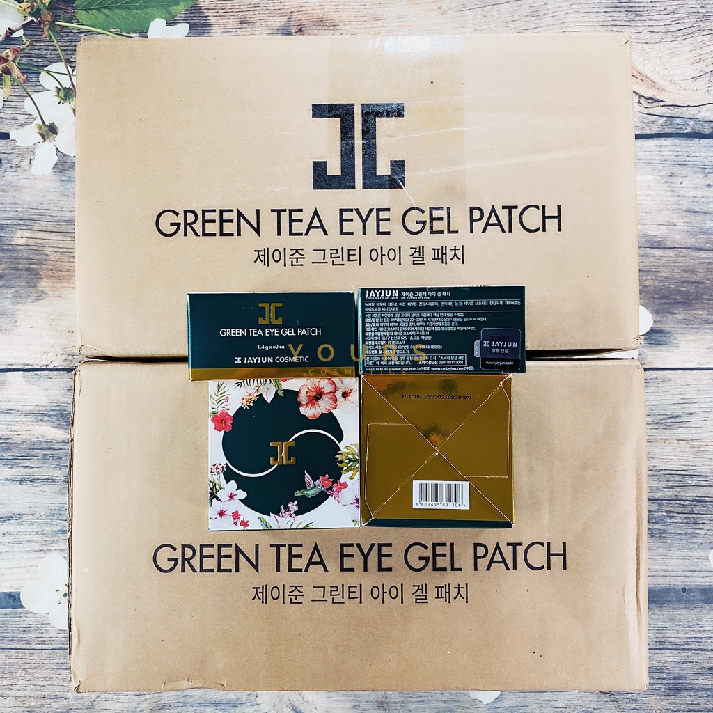 [Auth] Mặt Nạ Mắt Jayjun Trà Xanh Green Tea Eye Gel Patch Ngăn Ngừa Thâm Vùng Da Dưới Mắt