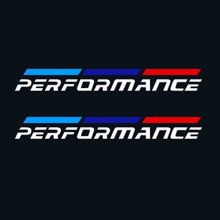 Bộ 2 tem dán cửa xe ô tô Performance