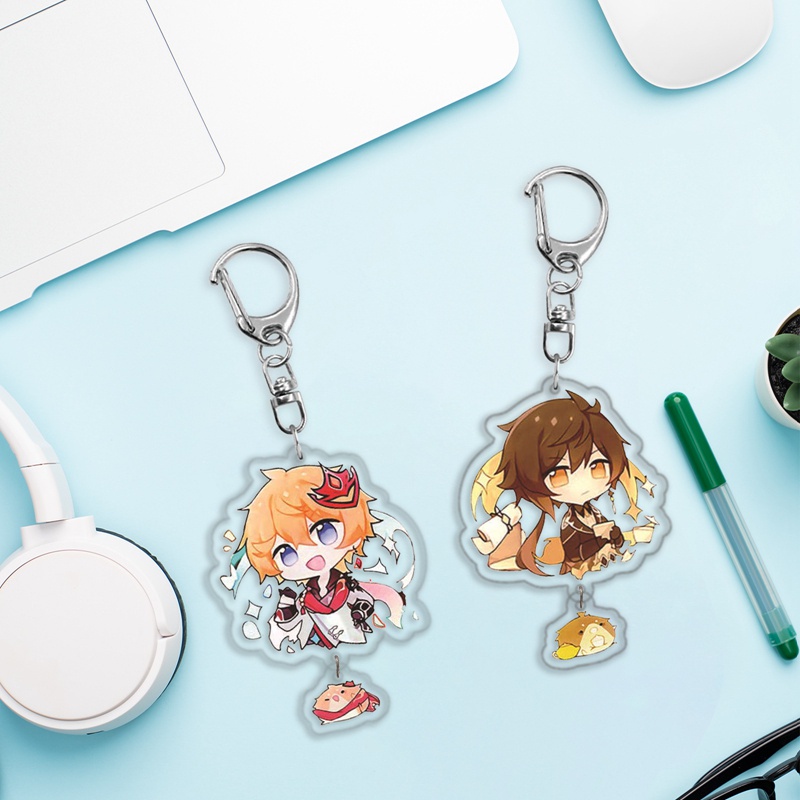 Tmdbyx Móc Khóa Hình Nhân Vật Anime Genshin Dễ Thương