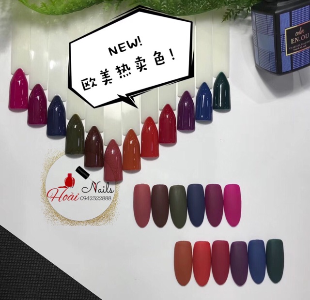 Sơn enou set 12 màu mới - Phụ kiện Nail