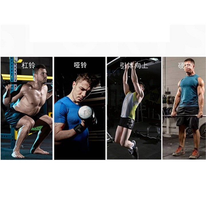 Dây kéo lưng cao cấp kết hợp với cuốn cổ tay tập Gym Boer