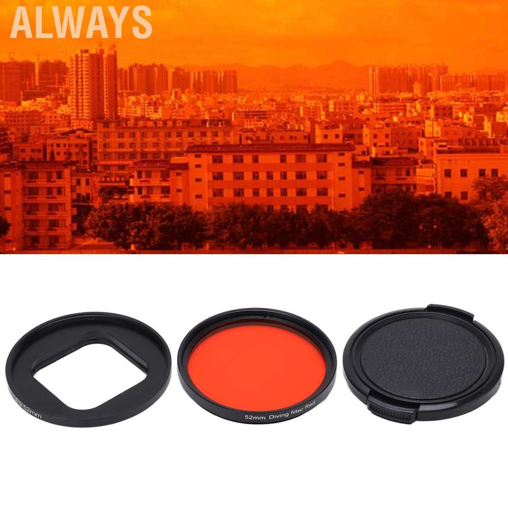 Kính lọc ống kính máy ảnh dưới nước 52mm cho HERO 9 Action | BigBuy360 - bigbuy360.vn