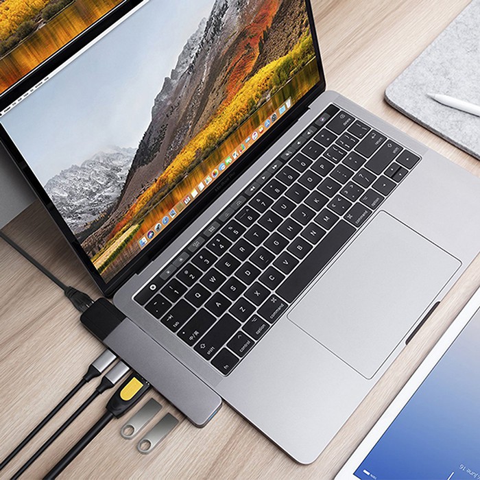 Cổng chuyển HyperDrive NET 6 in 2 USB-C HUb -GN28N