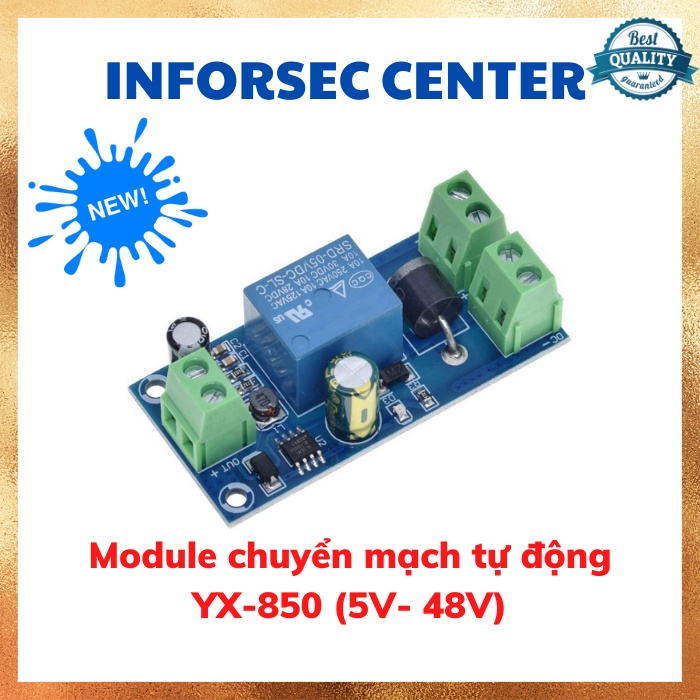 Module chuyển nguồn tự động YX-850 YX-804 (5V - 48V)