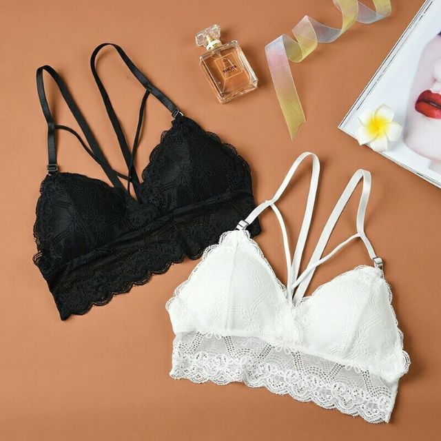 Áo Bra Ren Dây Chéo Ngực