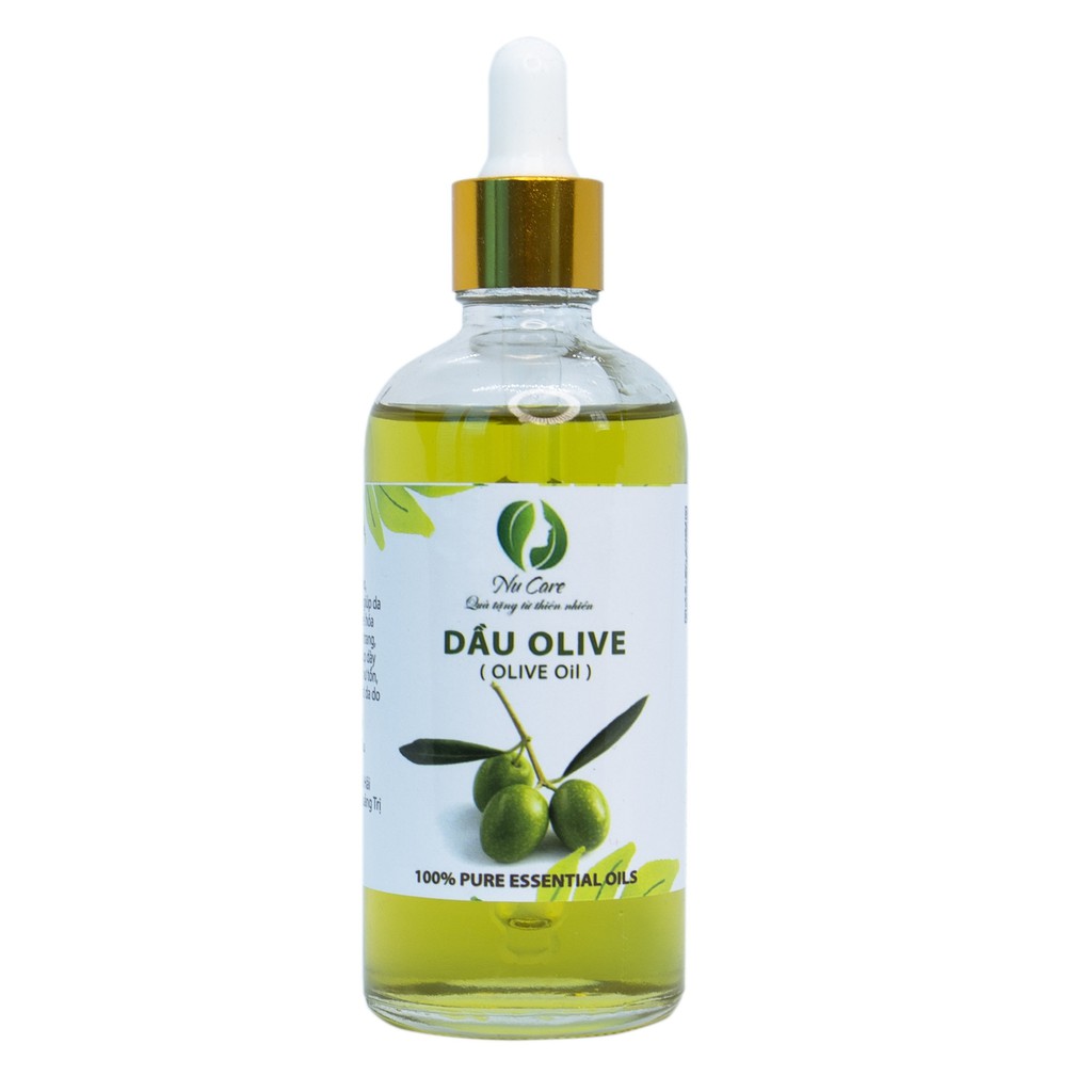 Dầu Olive NuCare nguyên chất làm dầu nền massage dưỡng tóc, dưỡng ẩm toàn thân
