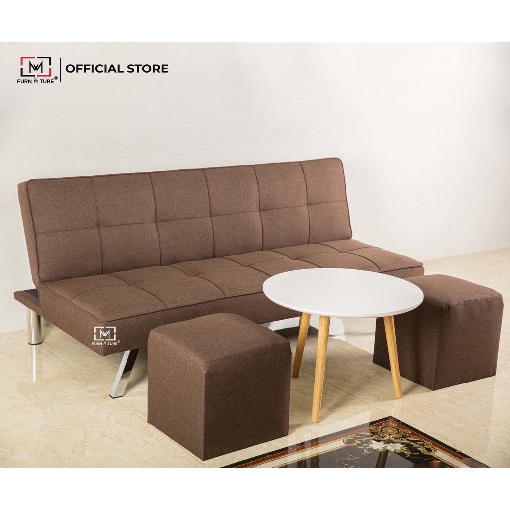 Nowship 24h hcm - Sofa giường cao cấp 3 chức năng ngã và chân tháo lắp thương hiệu MW FURNITURE